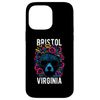Bristol Virginia USA Bear with Flowers Design Case for iPhone 14 Pro Max