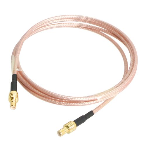 Aoje-Link RF Coaxial Cable SMB Male to SMB Male RG316 Coax Cable Jumper for DIY Radio, 3G/4G/5G/LTE/Antenna, Audio and Video Signal Transmission, 500mm 1Pcs