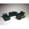 AURORA THUNDERJET DUMP TRUCK BED IN GREEN . INJECTION MOLDED PLASTIC
