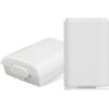 2x White AA Battery Holder Shell Back Door Cover Lid Replacements, Compatible with Microsoft Xbox 360 Wireless Controllers