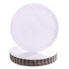 12" White Scalloped Edge Cake Boards, 12 ct