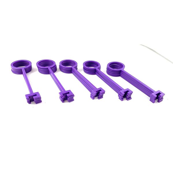 Yankee Thunder Purple Pigeon Holder - Clay Pigeon Hooks for Hang 'N Hook Target Kit - Fits 1" EMT Conduit