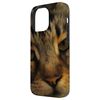 Long Haired Tabby Cat Artistic Pet Portrait Case for iPhone 14 Pro Max