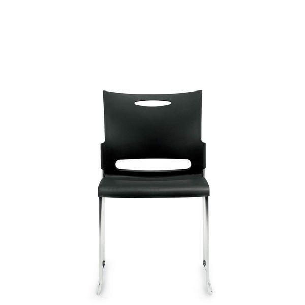 OFFICES TO GO-Stack & Guest Seating-Medium Denisty Stacking Chair. Can Stack 8 high on Floor or 24 high on Available Dolly