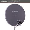 DUR-line Multi MDA Flex - Multifeeder Extension - 1 x Multi Rail, 2 x LNB Feed Holders