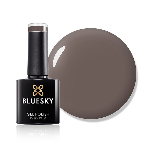 Bluesky Gel Nail Polish, Rubble 80534, Light, Sepia, Tan, Long Lasting, Chip Resistant, 10 ml (Requires Drying Under UV LED Lamp)