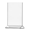 11"W x 17"H Sign Holder Tall Top Load Double Sided Table Tent 2 Pack
