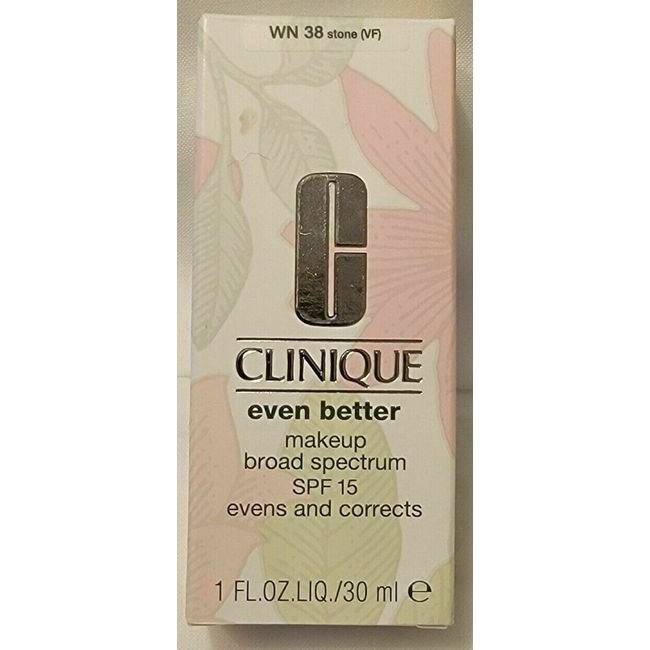 Clinique Even Better Makeup Broad Spectrum SPF 15 WN STONE 38 1 oz.