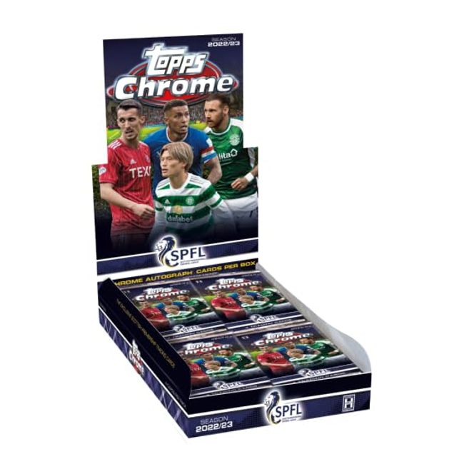 2022-2023 SPFL Topps Chrome 2022-2023 Tops Scottish Premiership Top Chrome Soccer Card