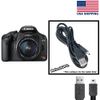 Canon EOS Rebel T1i Digital Camera USB Cable Transfer Cord Replacement