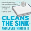 E-Cloth Wash & Wipe Dish Cloth, Microfibre, Blue/White & Red/White, 2 Pack