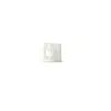 2.25 in. Overall Extended Lip Strike Plate, Bright Chrome - Solid Brass