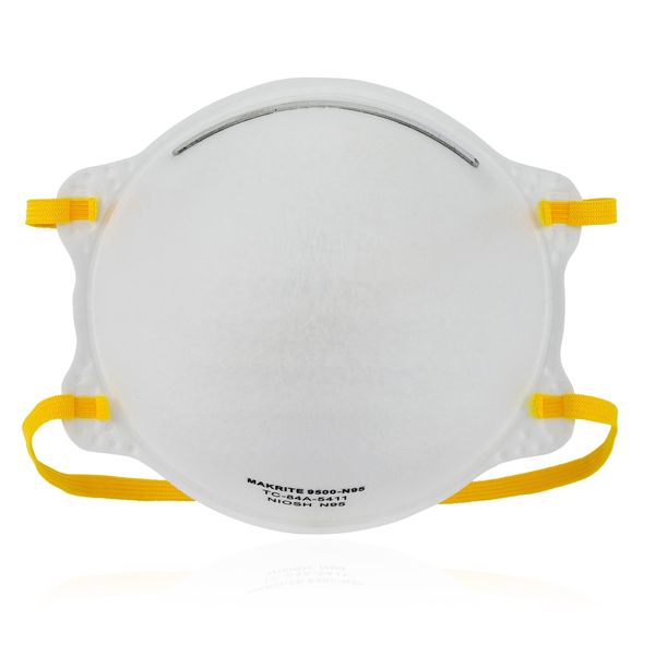 McLite Industries N95 Masks, NIOSH Approved 20 per Box, 3D Face Design, Aluminum Nose Clip and Sponge Nose Pad Fits Nose