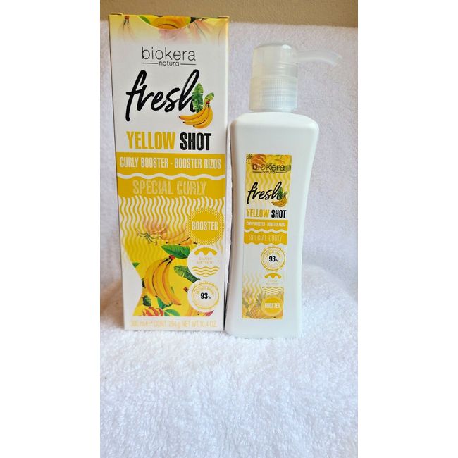 Biokera Fresh Curly Booster Yellow Shot 300 ml 9.8 oz