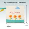 ThreadBear Design My Garden Activity Book for Early Learning and Sensory Development