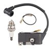 Ignition Coil with Spark Plug for 45cc 52cc 58cc 4500 5200 5800 Chainsaw