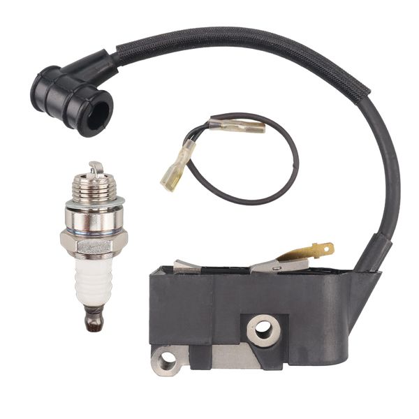 Ignition Coil with Spark Plug for 45cc 52cc 58cc 4500 5200 5800 Chainsaw