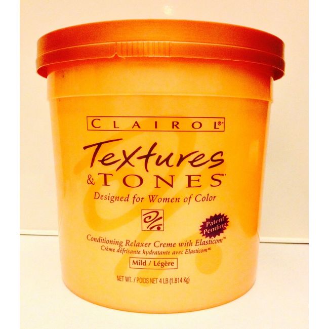 CLAIROL TEXTURE & TONES (MILD) CONDITIONING CREME RELAXER 4LB