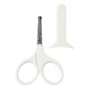 Kai Baby Toothbrush Scissors with Cap Curved Blade for Difficult to Deepen
