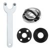 VZU 4PCS Angle Grinder Spanner Angle Grinder Attachments, 125mm Grinder Angle Spanner Wrench Flange Nut M14 Thread Self Locking Plate with Angle Grinder Key and Inner Outer Flange