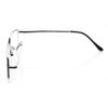 Eyekepper Readers Rectangular Spring Temple Large Metal Reading Glasses Men Black +1.25