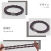Fuyunohi Hair Ties, Black, No Marks, Hair Ties, Hair Ring, Ponytail Ring, Rubber, Hair Clips, Hair Accessories, Black, Set of 6, Hair Ties, Rope Style, High Elasticity, Stylish, Adult, Simple, Cute, Elegant, Thick