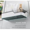 Wall-Mounted Corner Shower Caddy –Adhesive Bathroom Shelf Rack Storage Organizer
