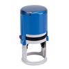 Nebraska Notary Silver Seal Embosser Bundle with Blue R-542 Round Self Inking Stamp