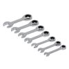 Silverline 199916 Stubby Ratchet Spanner Set 7pce 8 - 19 mm