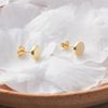 Philip Jones Gold Plated Round Dot Stud Earrings