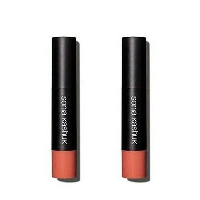 (Pack of 2) NEW Sonia Kashuk Lustrous Shine Lip Crayon - Sweet Pea 04 Lipstick