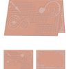 Craftwell USA EF-PER-LTR Perseverance Embossing Folder, 8.5 by 11-Inch