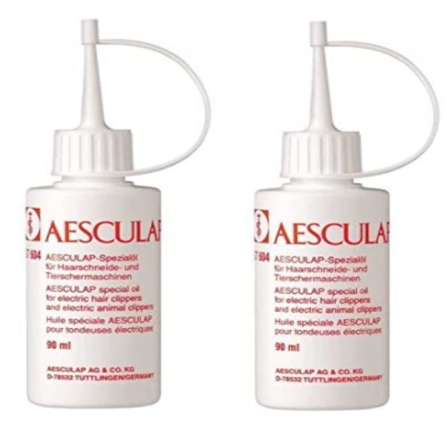 Aesculap Favorita-II – Oil for Clipper and Shaving Heads – Twin Pack – 2 x 90 ml