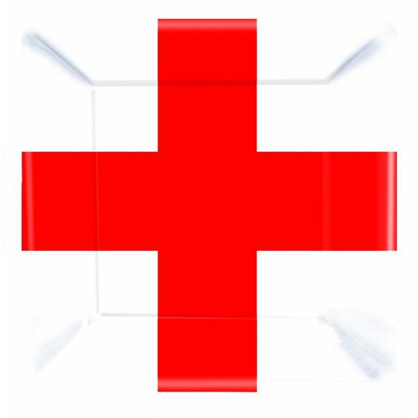 amscan 25.4 cm Square St Georges Day Plate