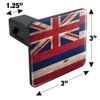 GRAPHICS & MORE Rustic Distressed Hawaii State Flag Tow Trailer Hitch Cover Plug Insert