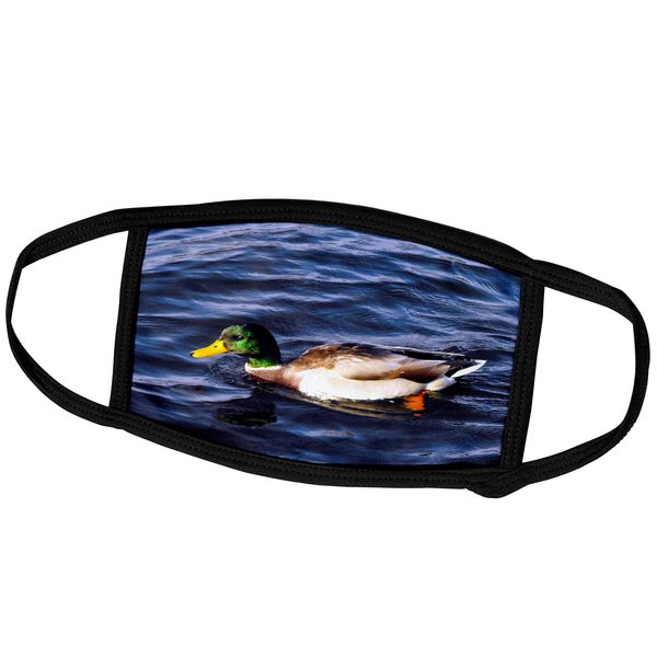 3dRose Face Mask Large, Mallard Duck in Water