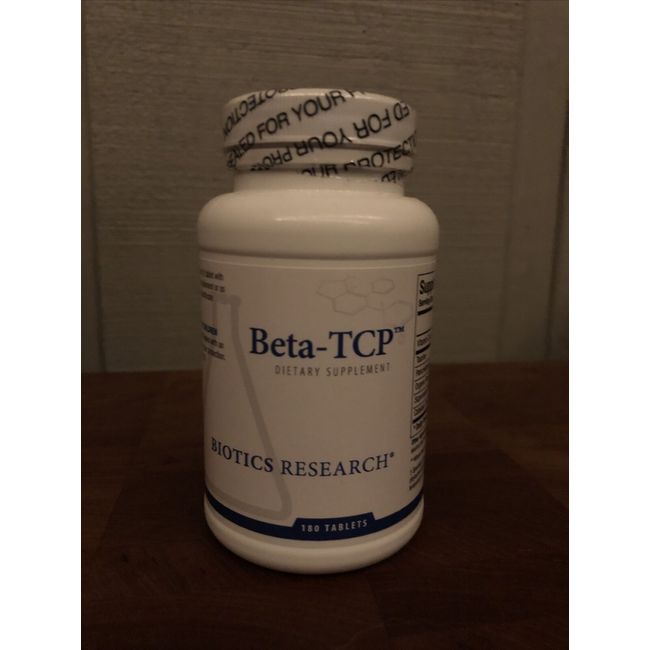 Biotics Beta-TCP 180 Tablets GB Liver Support Organic Beet Taurine Lipase 5/25