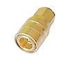 5pc Solid Brass Quick Coupler Set Air Hose Connector Fittings 1/4,  5PBF