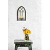 Church Window Lantern w/ Mirror Wall Mount Table Top Display Candle Holder Decor