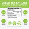 Green Tea Extract Capsules 98% Standardized EGCG 1000mg - 3X Strength for Natural Energy - Heart Support with Polyphenols - Gentle Caffeine - 240 Capsules