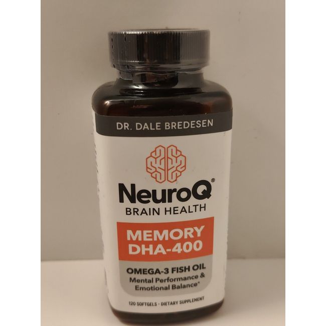 LifeSeasons, NeuroQ Brain Health, Memory DHA-400, 120 Ct Exp 04/2025