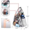 HULISEN Clear Sling Bag, Clear Bag Stadium Approved, Transparent Shoulder Crossbody Backpack Chest Casual Daypack