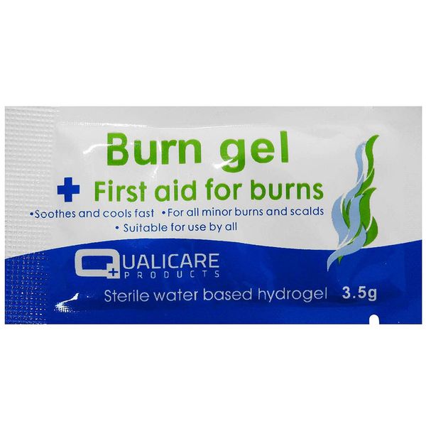 6 x Sterile Burn Gel BLOTS First Aid Kit Burns Scalds Bandage FFD FAK Trauma Camping Jel