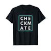 Chess Player Checkmate Modern Checker Typography Gift T-Shirt