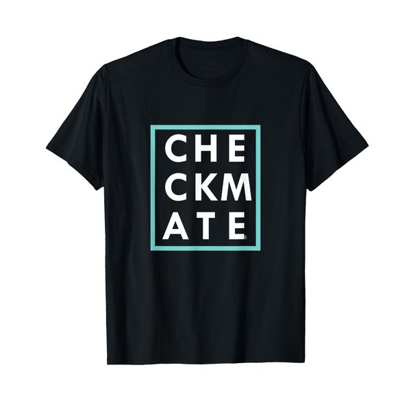 Chess Player Checkmate Modern Checker Typography Gift T-Shirt