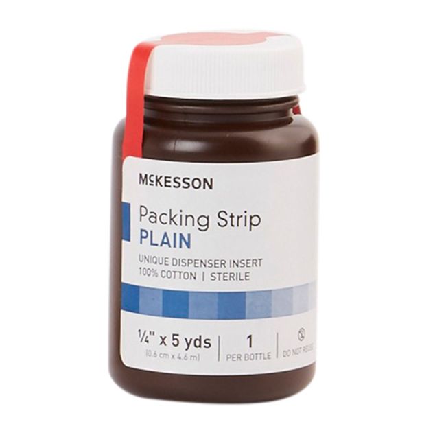 McKesson Wound Packing Strip Cotton .25" x 5 Yd Sterile 61-59120 1 Ct