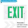 UL924 Listed -1 Pack Green Emergency Exit Light Sign-Battery Backup EXIT Lights