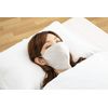 Moisture-wicking, heat-generating, warm mask, 2 piece set, light gray