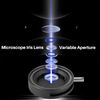 ivamulie Manual Aperture Adjustable Mechanical Iris Aperture for Digital Camera Microscope Iris Lens SK12