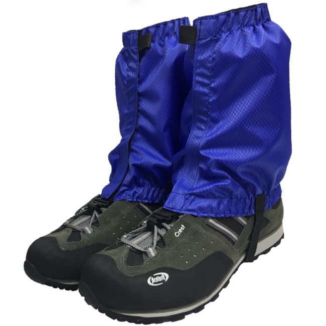 Gator Waterproof Trekking Shoes Climbing Leg Cover Mud Flaps Mountaineering Spats (Blue)